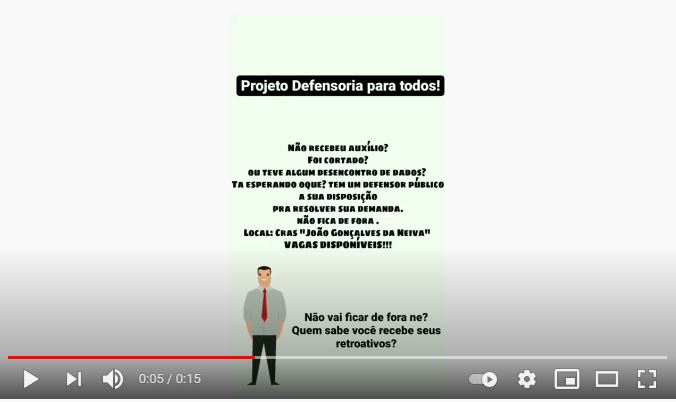 PROJETO DEFENSORIA PARA TODOS 