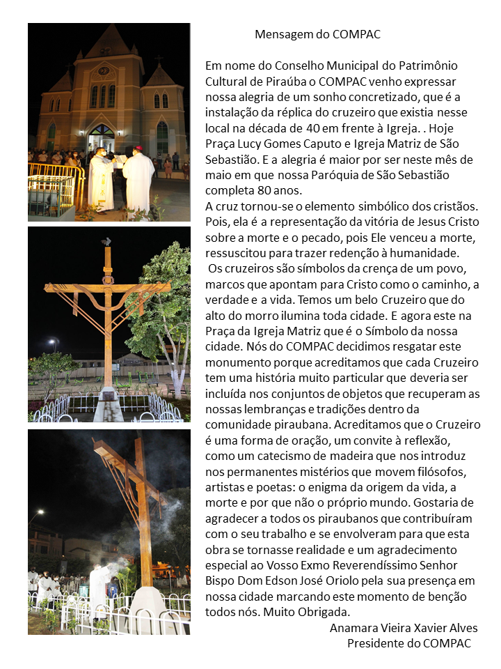 Inauguração do Cruzeiro