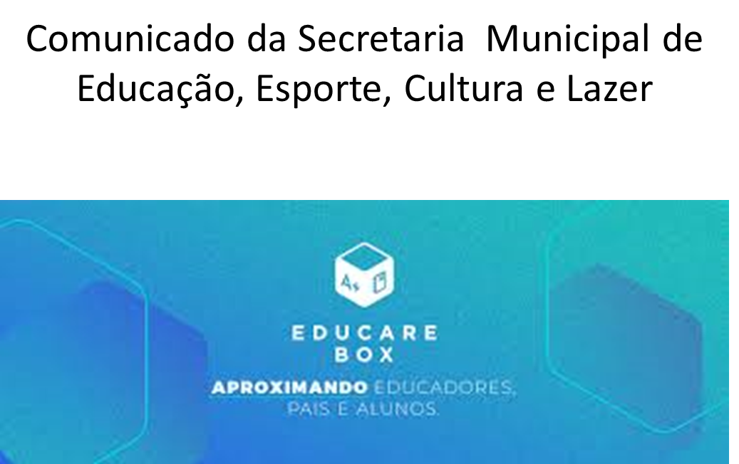 Comunicado da Secretaria Municipal de Educação
