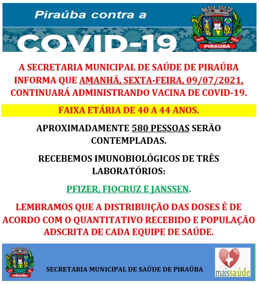 INFORMATIVO VACINA COVID-19