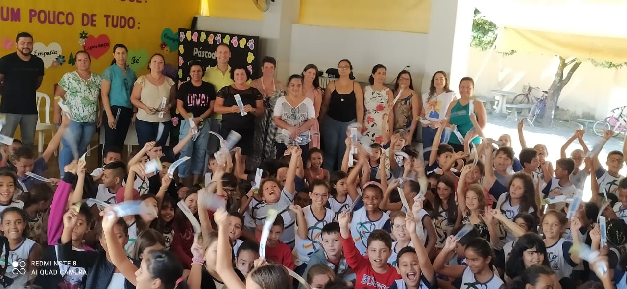 Visita do autor infantil Marcelo Manhães as escolas 