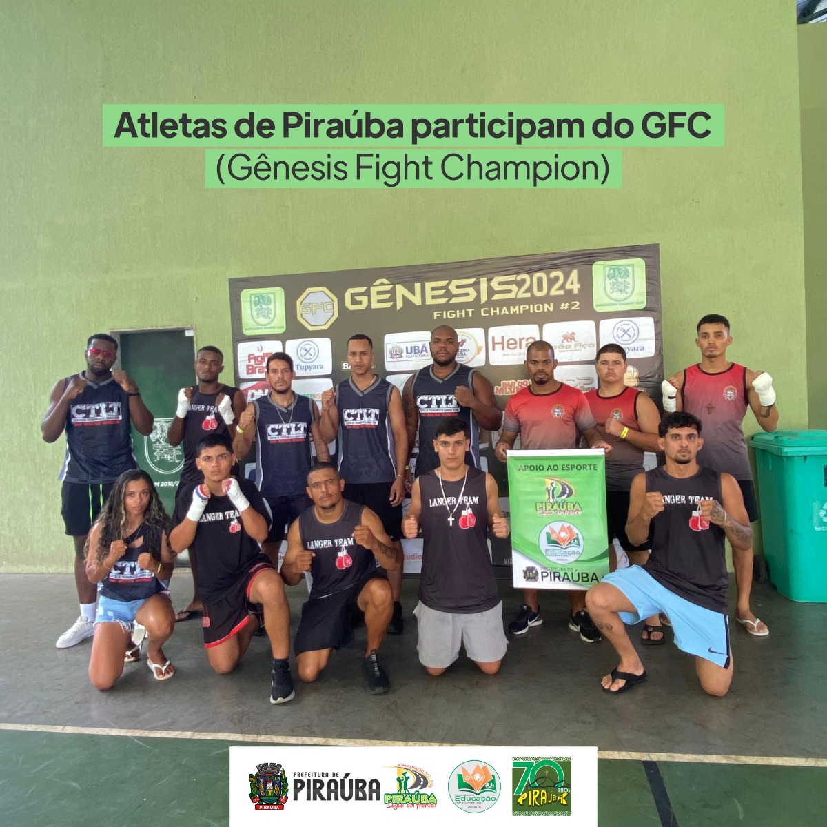 APOIO AO ESPORTE É ESSENCIAL PARA OS ATLETAS DE PIRAÚBA